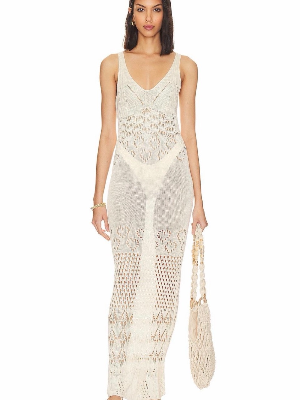Beach Riot Tracy Crochet Maxi Dress
